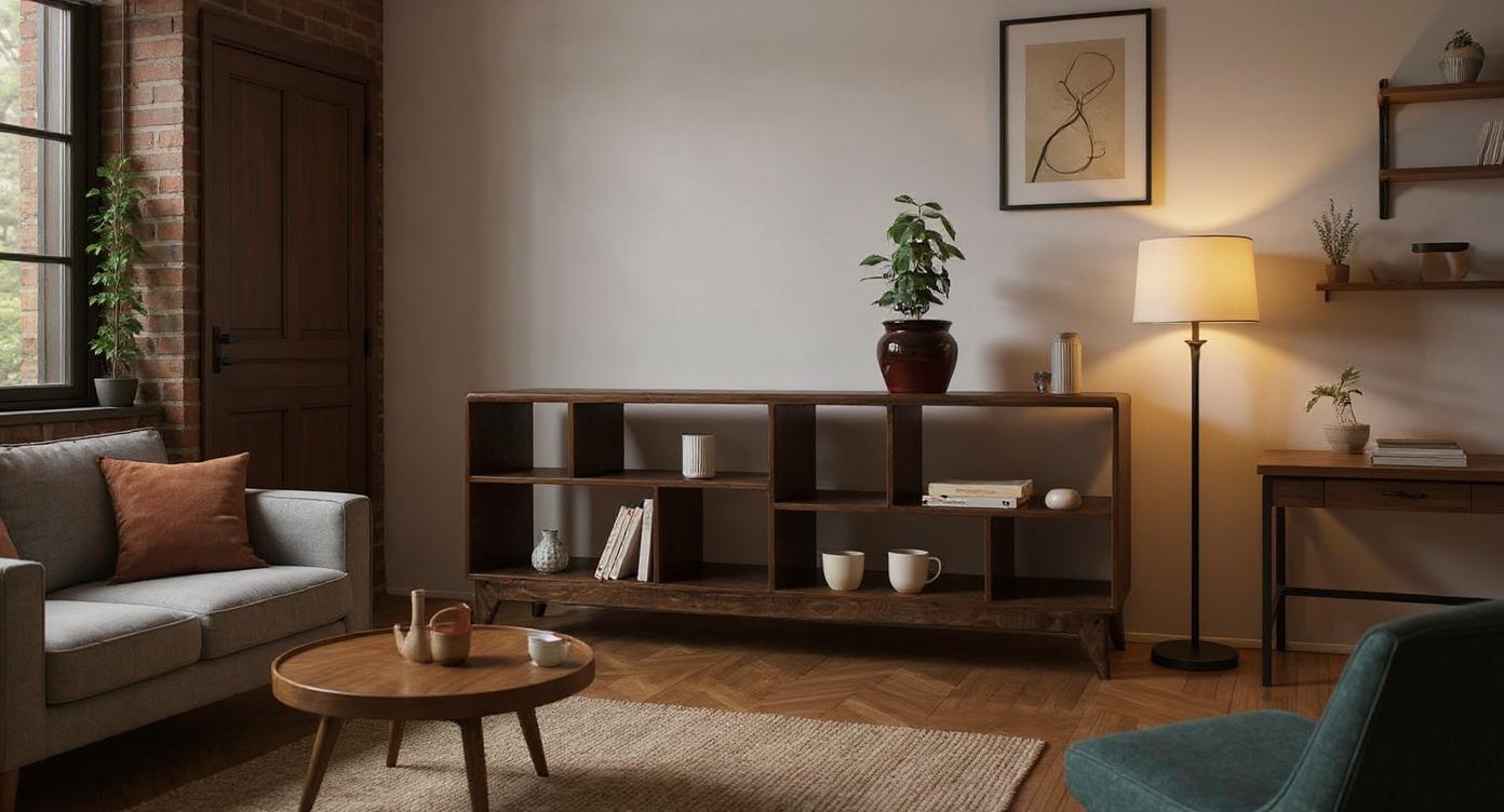Vielseitiger Skandinavischer Design-Schrank für Wohnzimmer & Büro