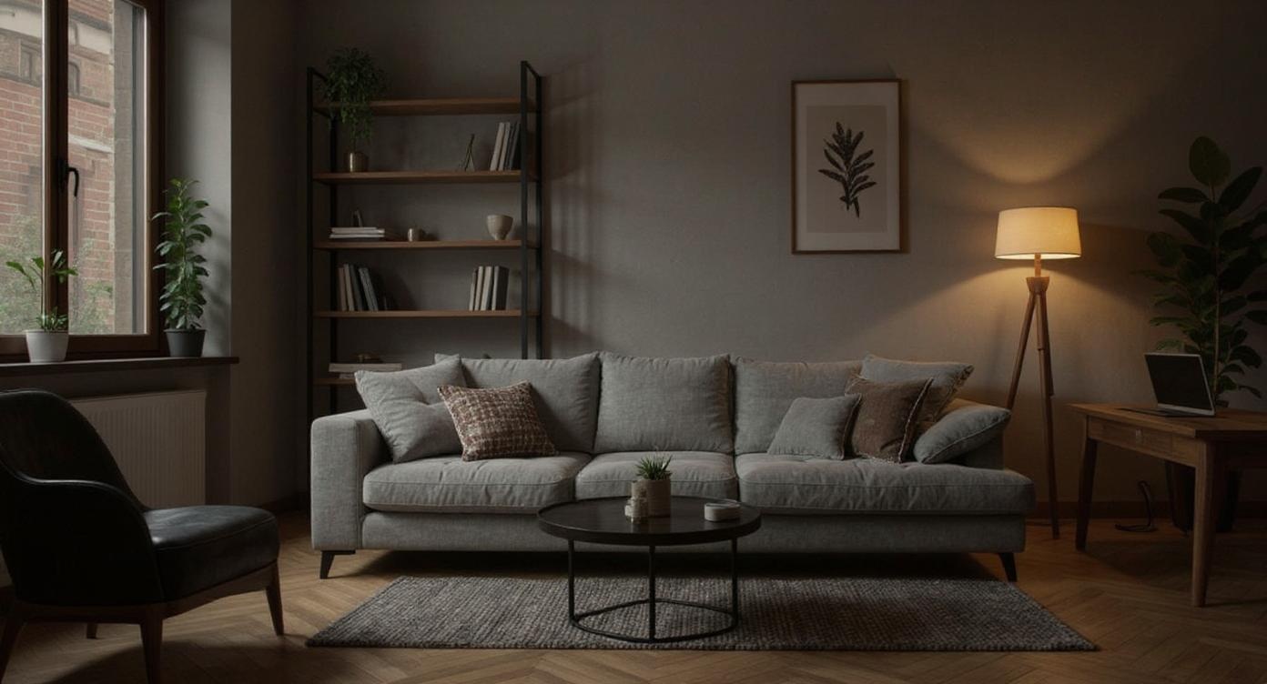 Elegantes 4-Sitzer Sofa mit Schlaffunktion und Premium-Komfort