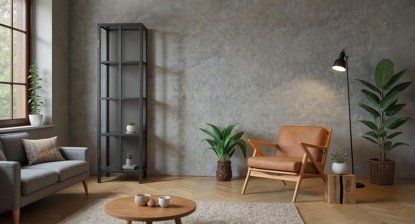 Moderne Loft-Vitrine mit anpassbarem Stahl- und Glaselement, vielseitige Farboptionen
