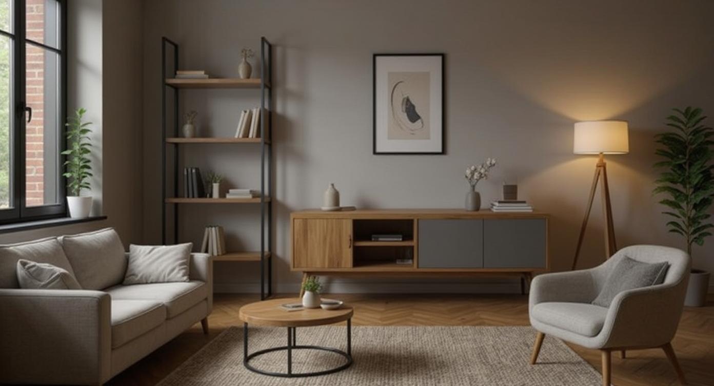 Eleganter Holz-Couchtisch mit vielseitigen Oberflächen und Größen