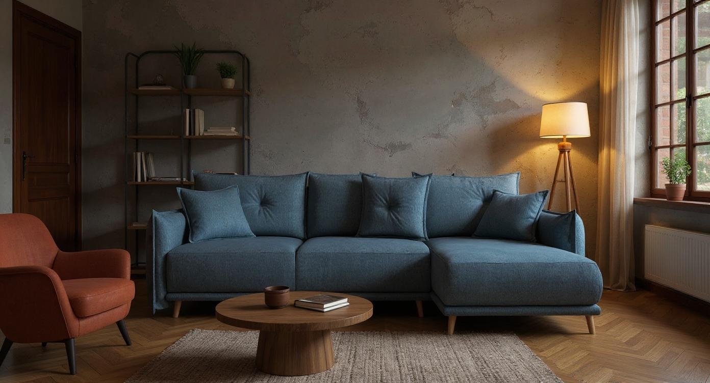 Elegantes Ecksofa mit Schlaffunktion und hochwertigem Stoff für ultimativen Komfort