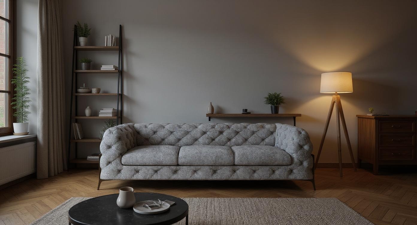 Luxuriöses 3-Sitzer-Sofa mit hohem Liegekomfort und nachhaltigem Stoffdesign