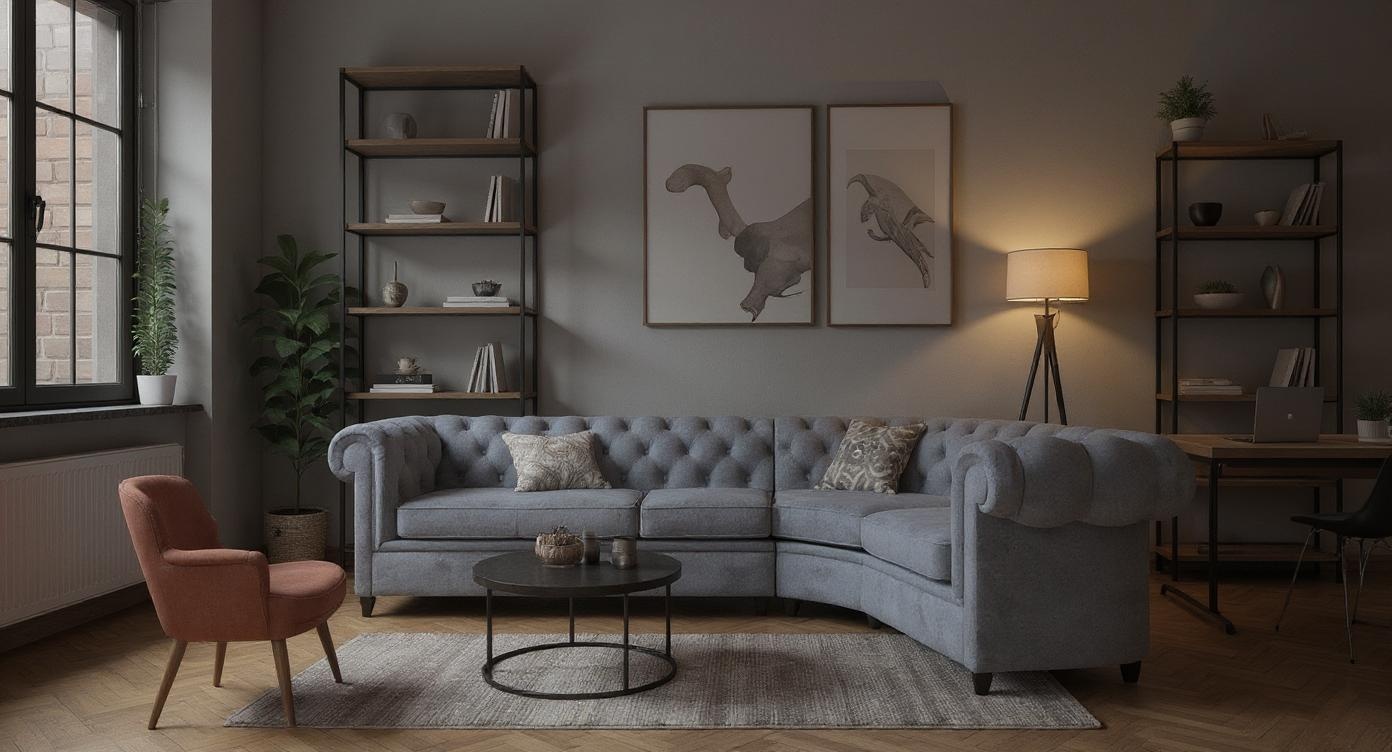 Elegantes Stoff-Ecksofa mit traumhaftem Liegekomfort